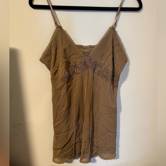 Brown cami tank top - Picture 4 of 4